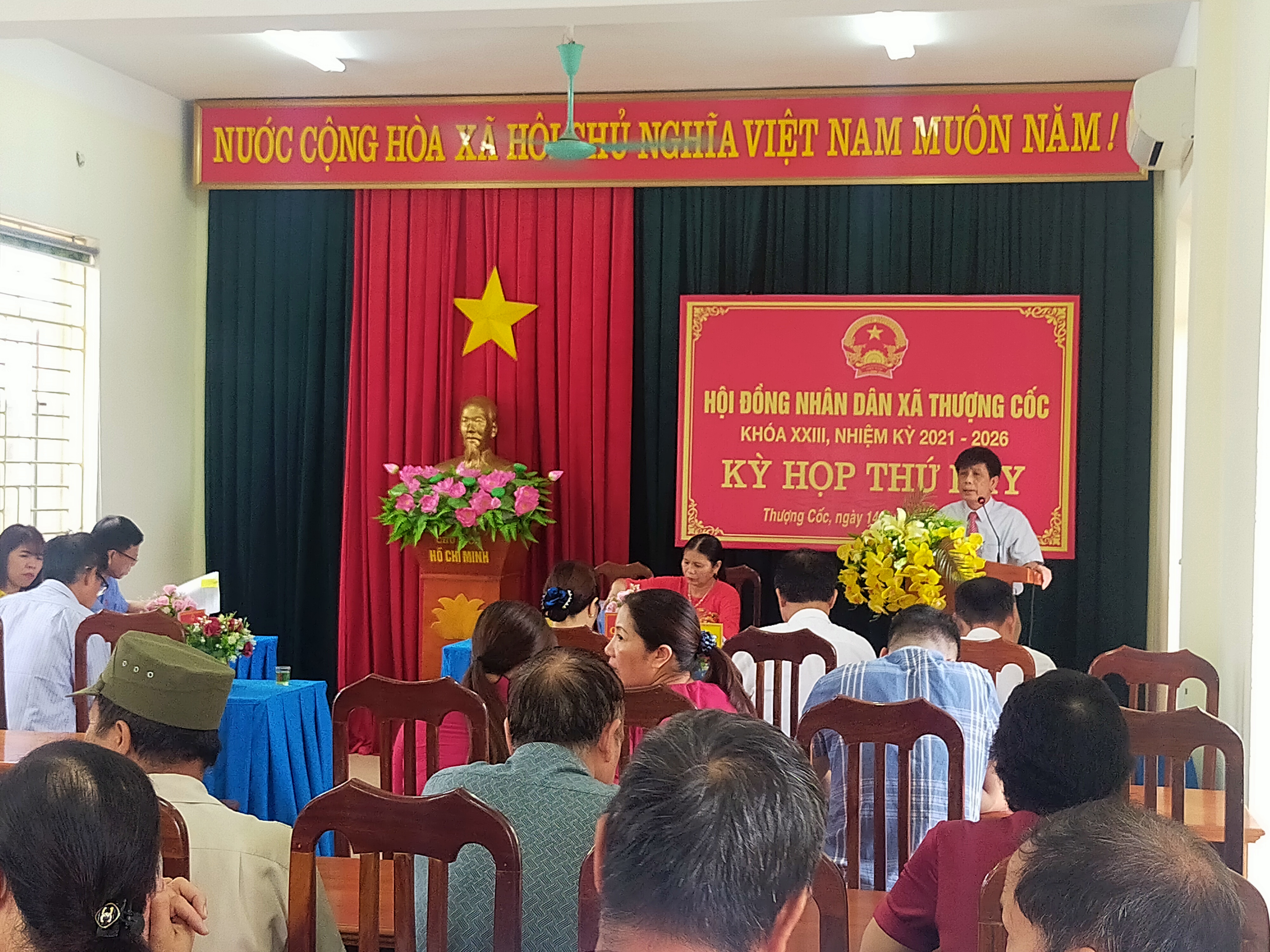 Sáng ngày 14/6/2023, HĐND xã Thượng Cốc khóa XXIII, nhiệm kỳ 2021-2026 tổ chức kỳ họp thứ 7.