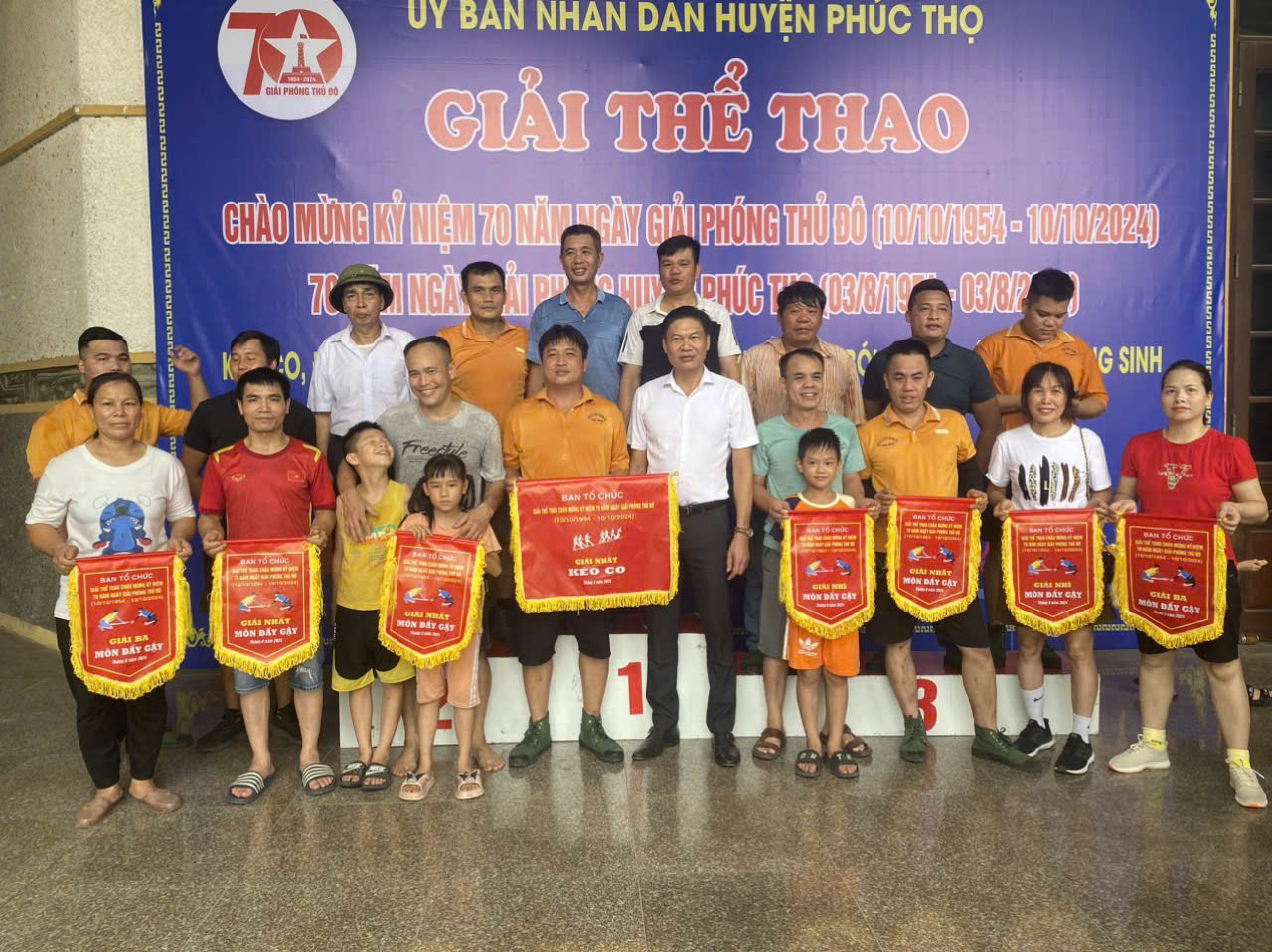 Xã Thượng Cốc tham gia giải thể thao chào mừng kỷ niệm 70 năm giải phóng Thủ đô , 70 năm ngày giải phóng huyện Phúc Thọ